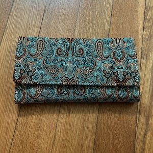 Vintage Paisley Printed Wallet